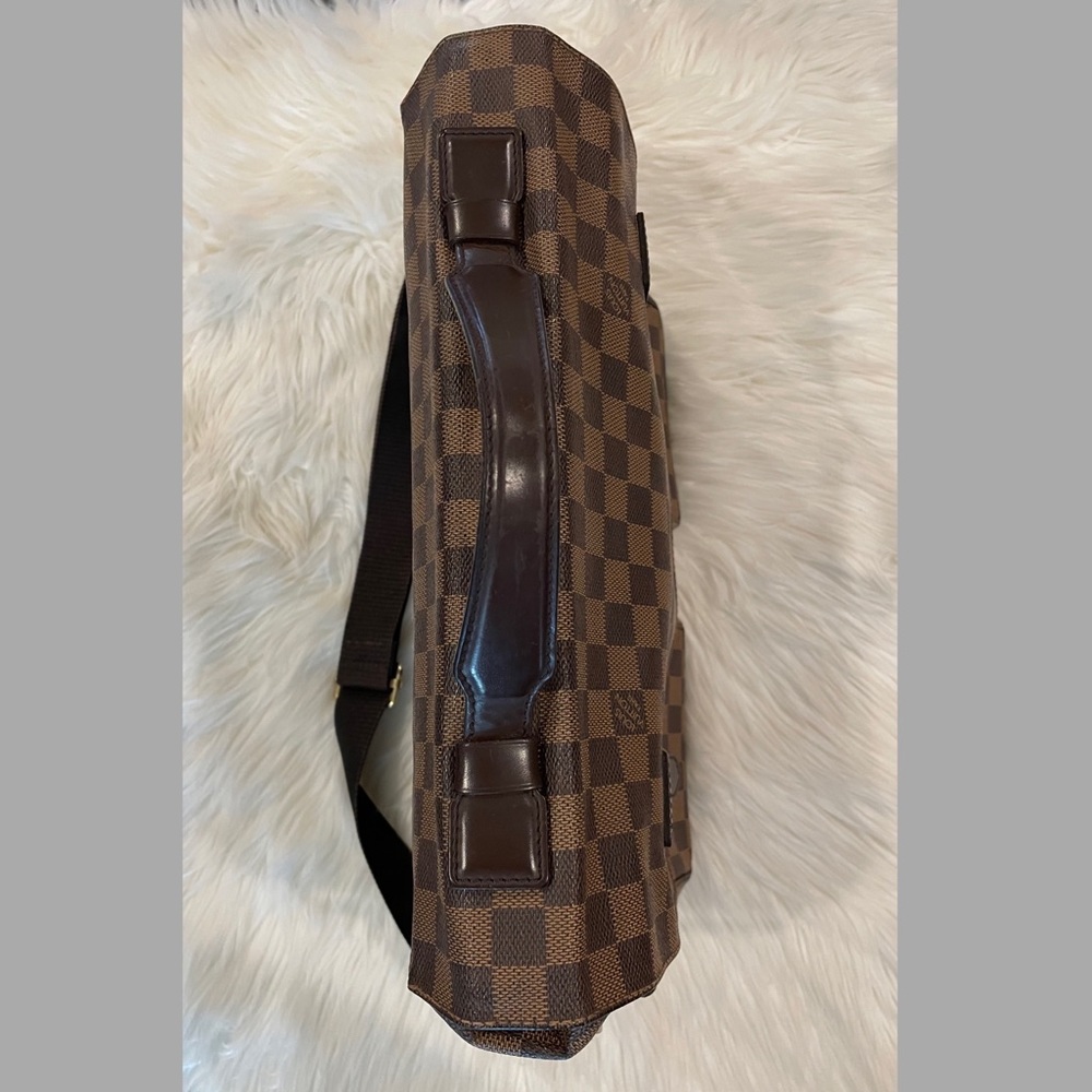 Louis Vuitton Brown Damier Messenger Laptop Bag with Dark Brown Trim - Picture 5 of 13